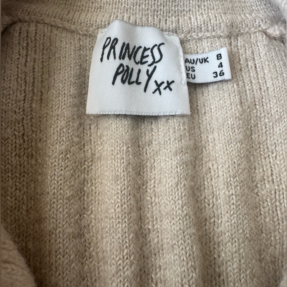 Princess Polly Anneke Collared Cardigan Sweater - Picture 11 of 11